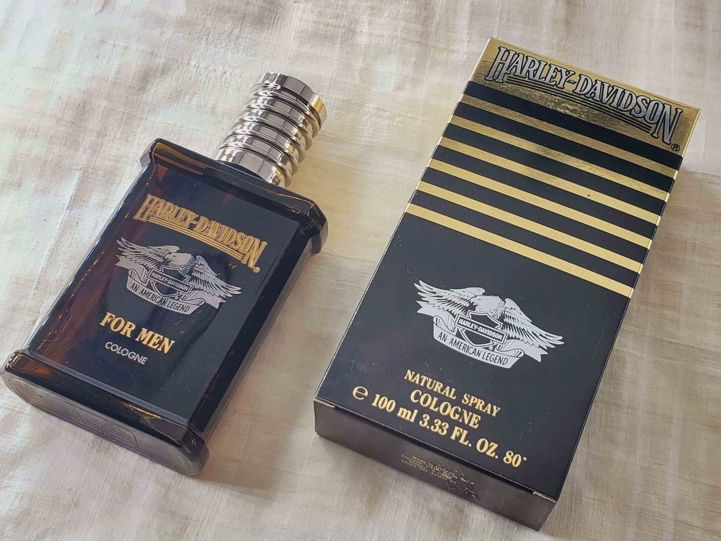 Harley-Davidson Veejaga for men Cologne Spray 100 ml 3.4 oz, Vintage, Rare