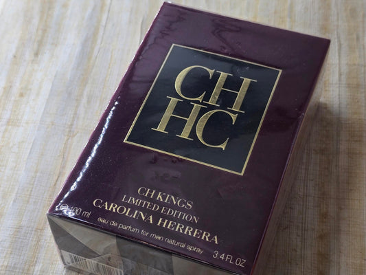 CH Kings Carolina Herrera for men EDP Spray 100 ml 3.4 oz, Vintage, Rare, Sealed