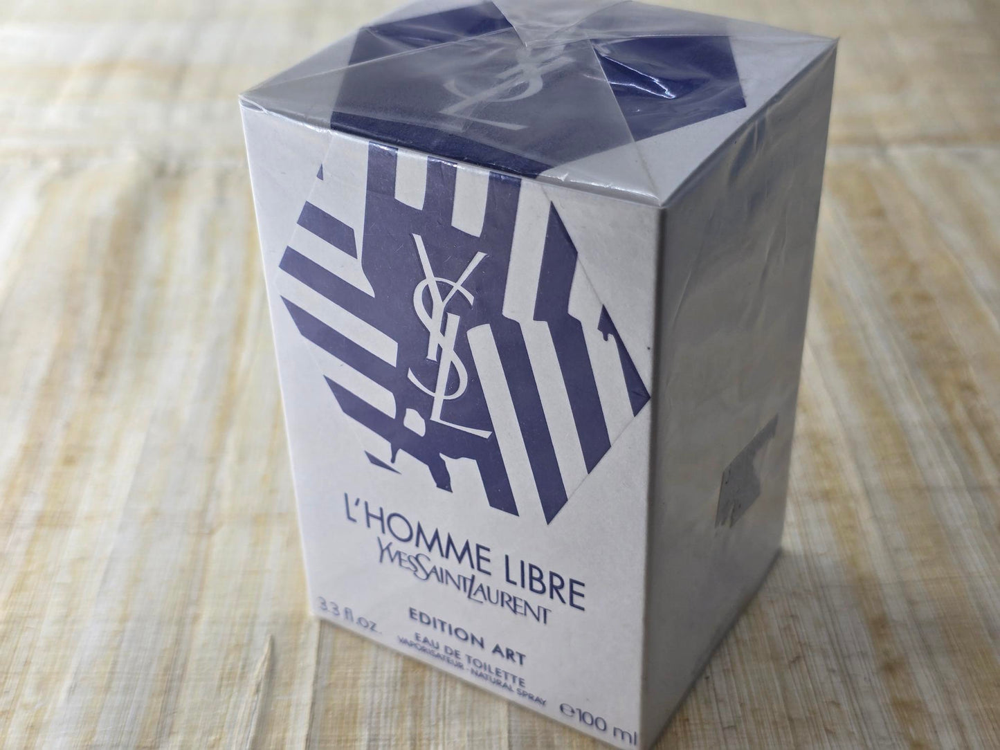 Art Collection: L'Homme Libre Yves Saint Laurent for men EDT Spray 100 ml 3.4 oz, Vintage 2013, Rare, Sealed