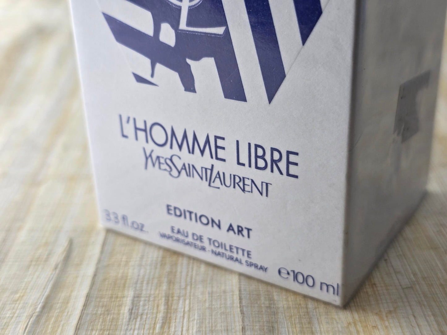 Art Collection: L'Homme Libre Yves Saint Laurent for men EDT Spray 100 ml 3.4 oz, Vintage 2013, Rare, Sealed