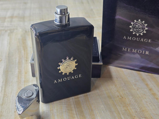 Memoir Man Amouage for men EDP Spray 100 ml 3.4 oz – Rare, Old Vintage Non Mag Cap, Original Bottle As Pics