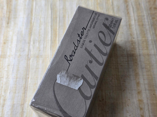 Roadster Cartier for men EDT Spray 50 ml 1.7 oz - Rare, Vintage, Original Bottle Sealed