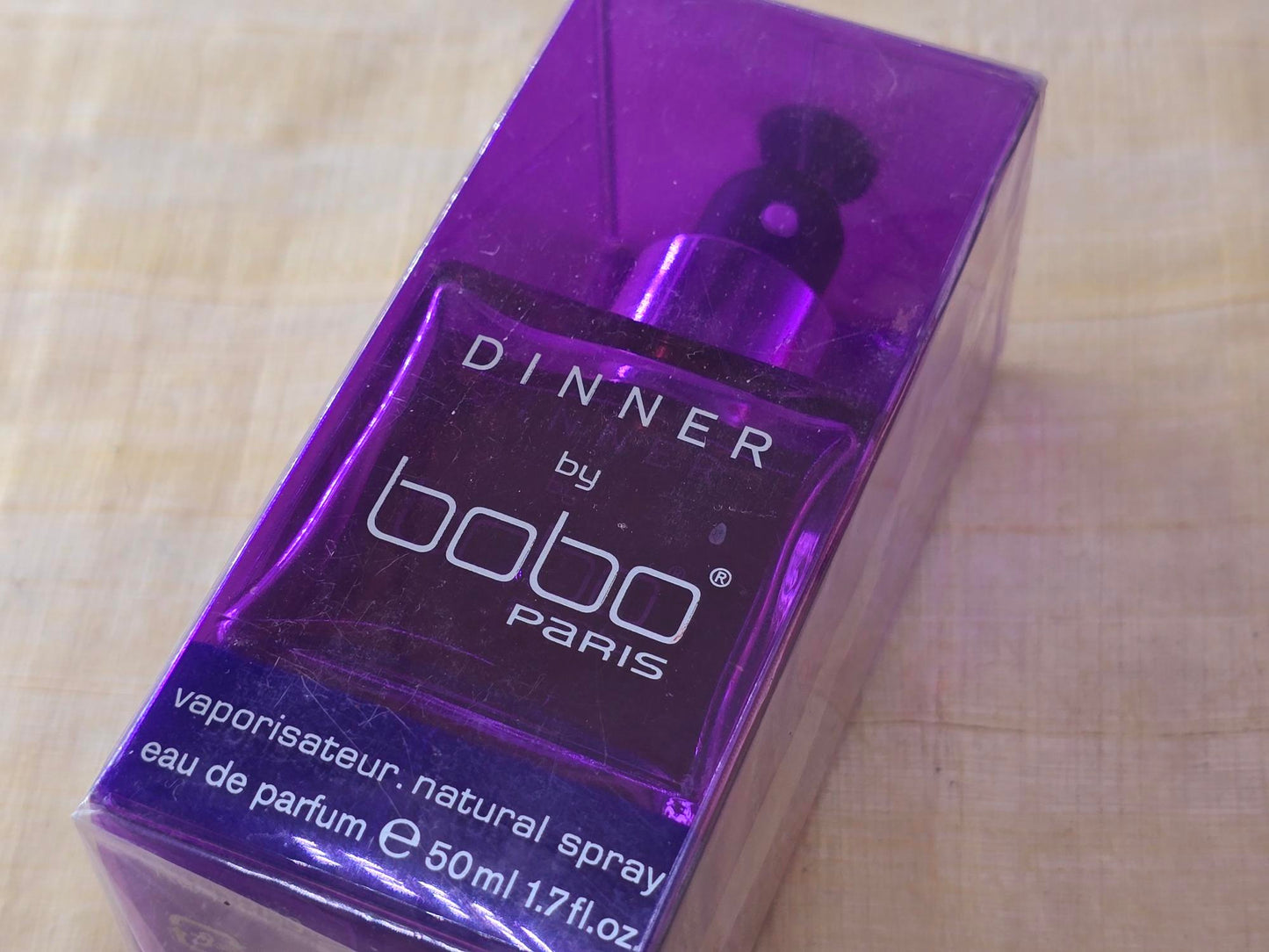 Dinner By Bobo Unisex EDP Spray 100 ml 3.4 oz OR 50 ml 1,7 oz, Vintage, Rare, Sealed