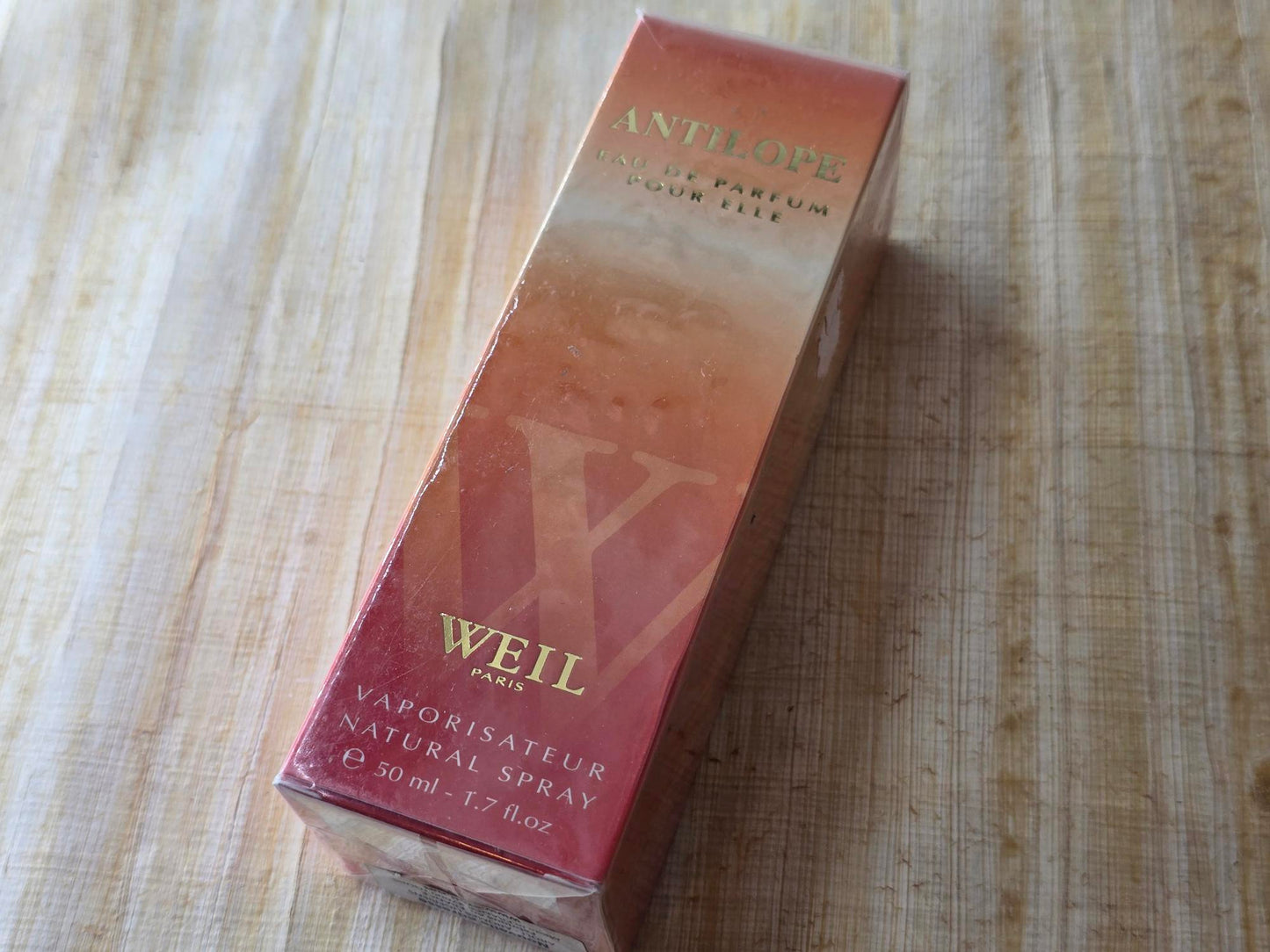 Antilope Weil for women EDP Spray 100 ml 3.4 oz OR 50 ml 1.7 oz, Vintage, Rare, Sealed