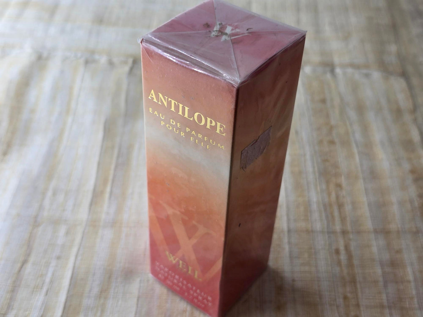 Antilope Weil for women EDP Spray 100 ml 3.4 oz OR 50 ml 1.7 oz, Vintage, Rare, Sealed