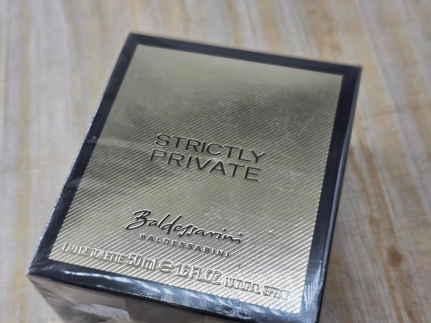 Strictly Private Baldessarini for men EDT Spray 90 ml 3 oz OR 50 ml 1.7 oz, Vintage, Rare, Sealed