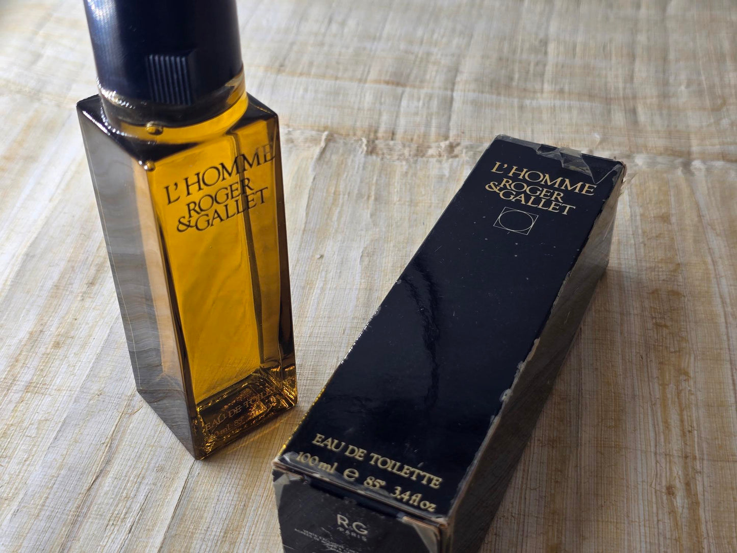 L'Homme Roger & Gallet for men EDT Splash 100 ml 3.4 oz, Rare, Vintage