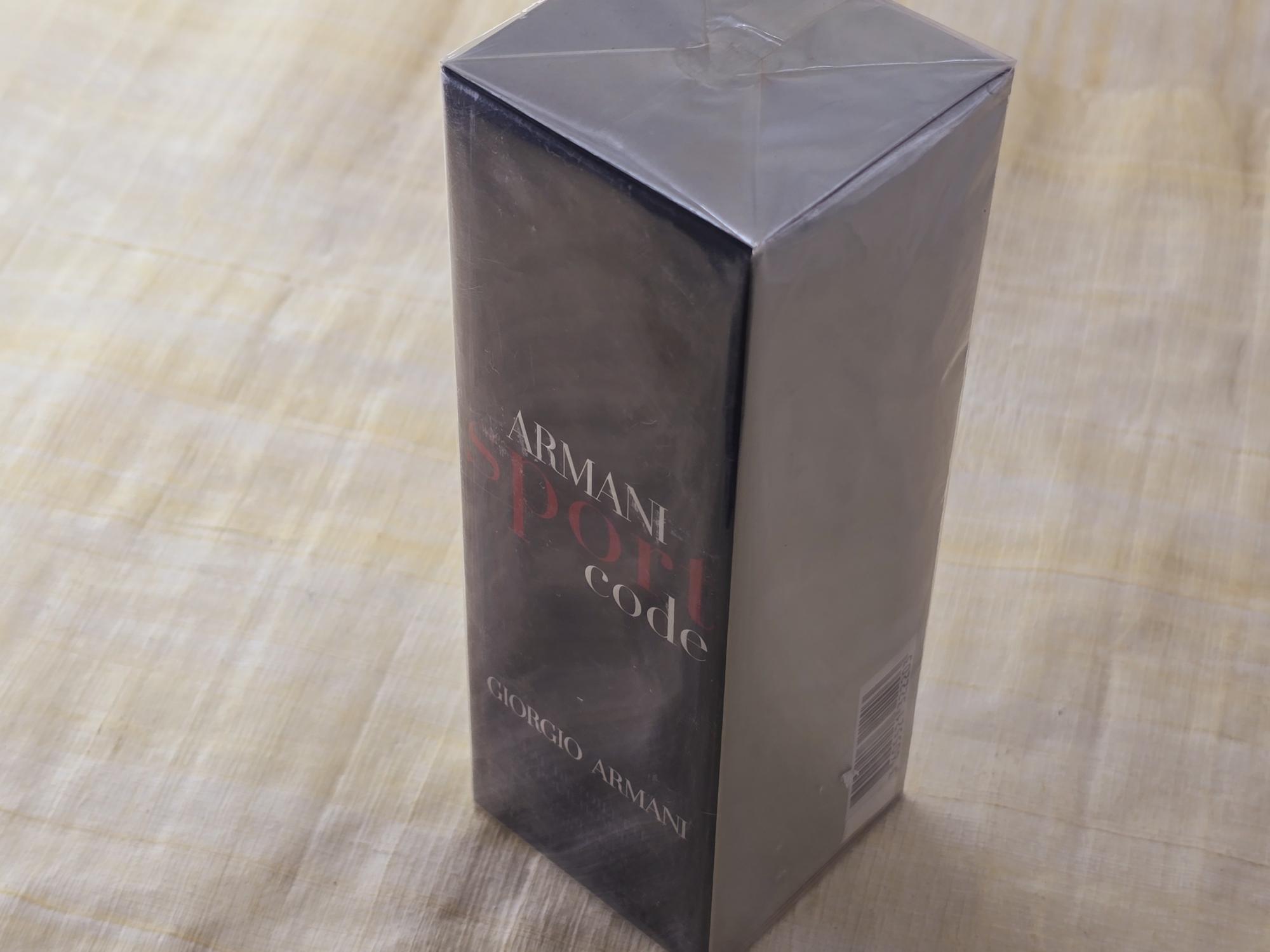 Armani Code factory By Giorgio Armani EDT for Men 4.2 oz / 125 ml NEW IN SEALED BOX