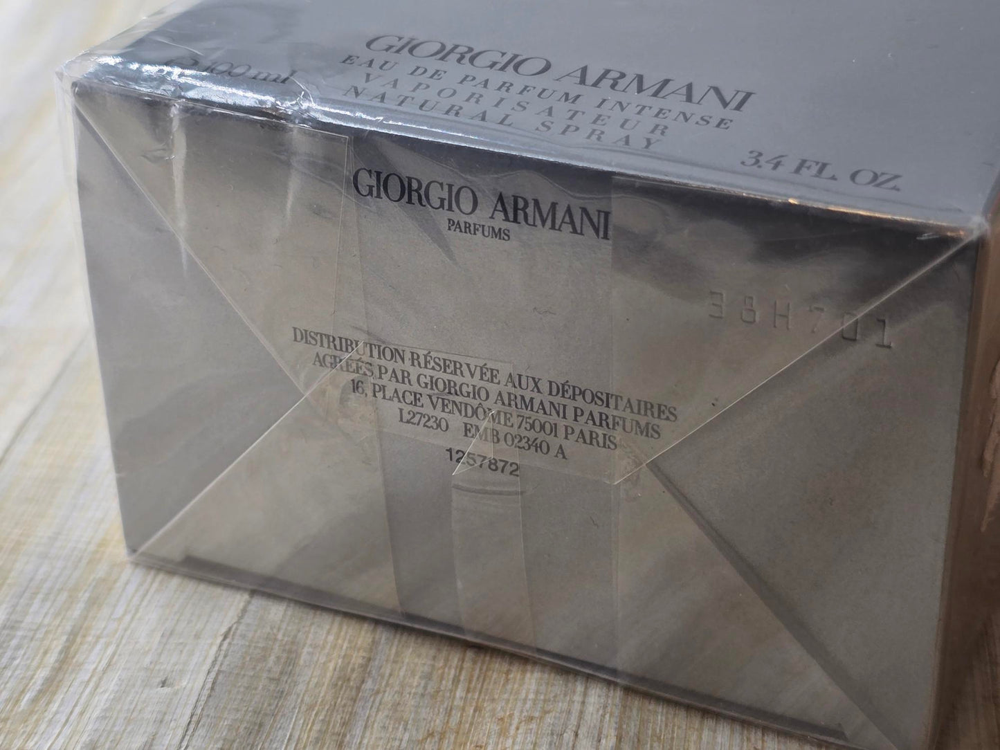 Acqua di Gioia Essenza Giorgio Armani for women EDP Intense Spray 100 ml 3.4 oz, Vintage, Rare, Sealed