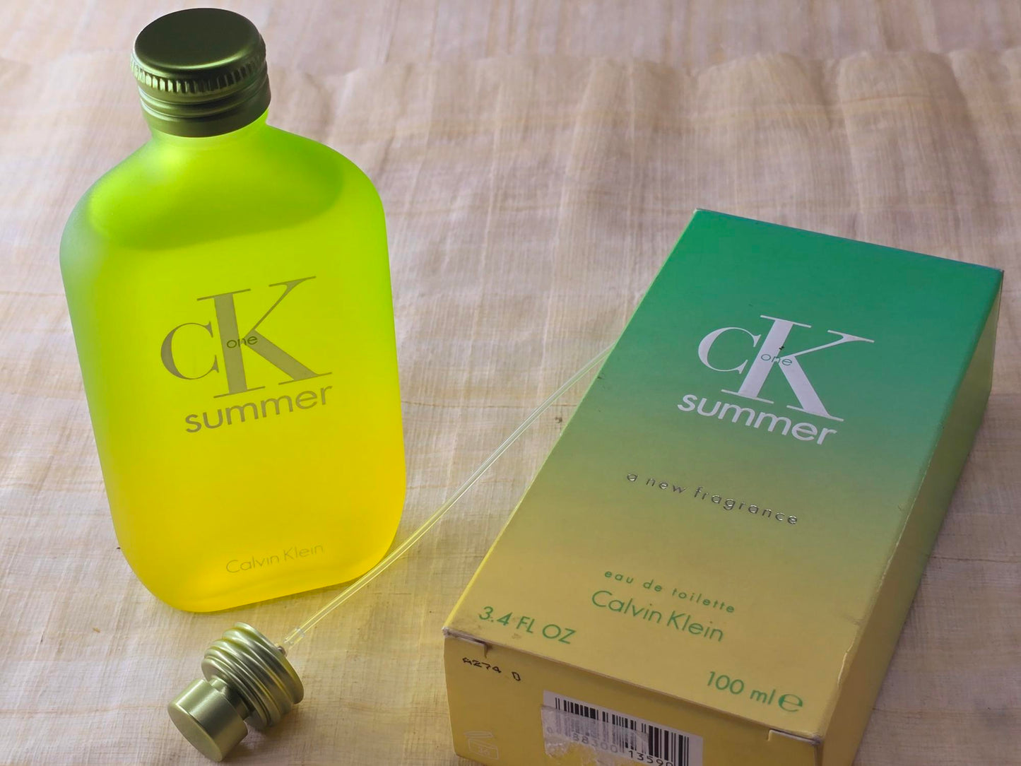 CK One Summer 2004 Calvin Klein Unisex EDT Spray 100 ml 3.4 oz, Vintage, Rare, Sealed