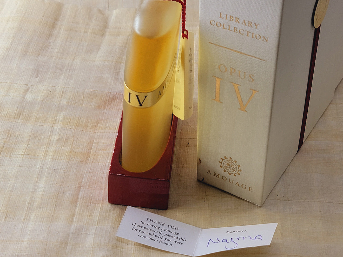 The Library Collection Opus IV Amouage Unisex Spray 100 ml 3.4 oz, First Edition Oman Vintage, Rare, As Pics