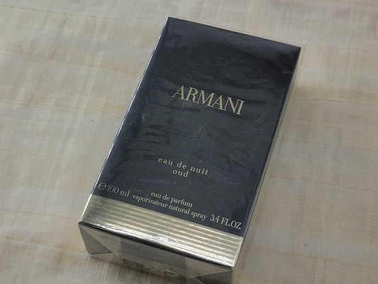 Armani Eau de Nuit Oud Giorgio Armani for men EDT Spray 100 ml 3.4 oz Or 50 ml 1.7 oz, Rare, Vintage