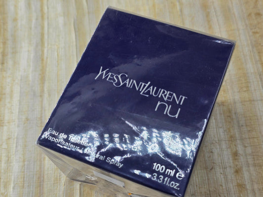 Nu Eau de Toilette Yves Saint Laurent for women EDT Spray 100 ml 3.4 oz, Vintage, Rare, Sealed