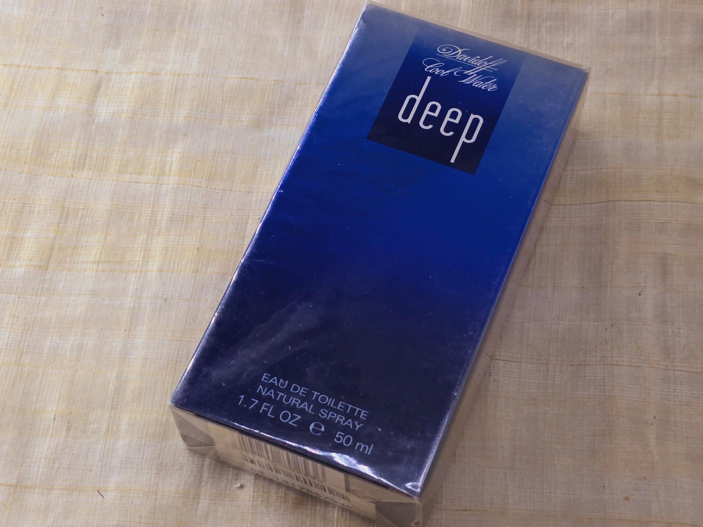 Cool Water Deep Davidoff for men EDT Spray 100 ml 3.4 oz OR 50 ml 1.7 oz, Rare, Vintage, Sealed