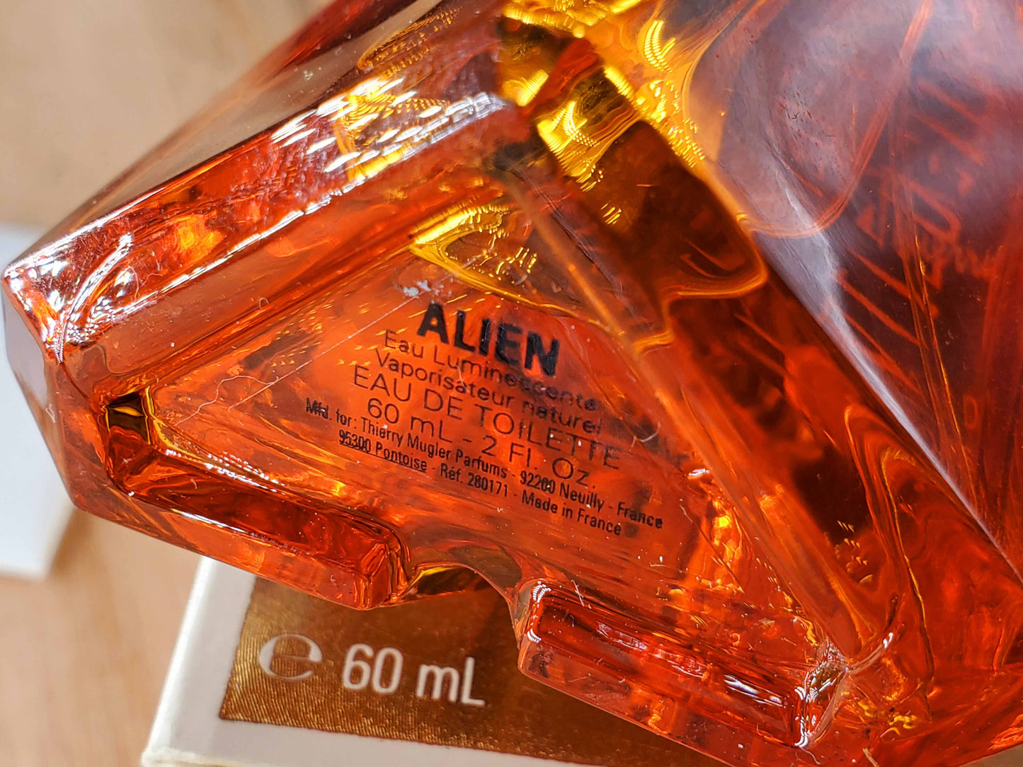 Alien Eau Luminescente Mugler for women EDT Spray 60 ml 2 oz, Vintage, Rare