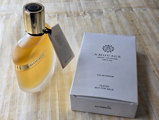 The Library Collection Opus III Amouage Unisex Spray 50 ml 1.7 oz, Oman Vintage, Rare, Tester