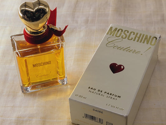 Couture! Moschino for women EDP Spray 50 ml 1.7 oz, Rare, Vintage, As Pics