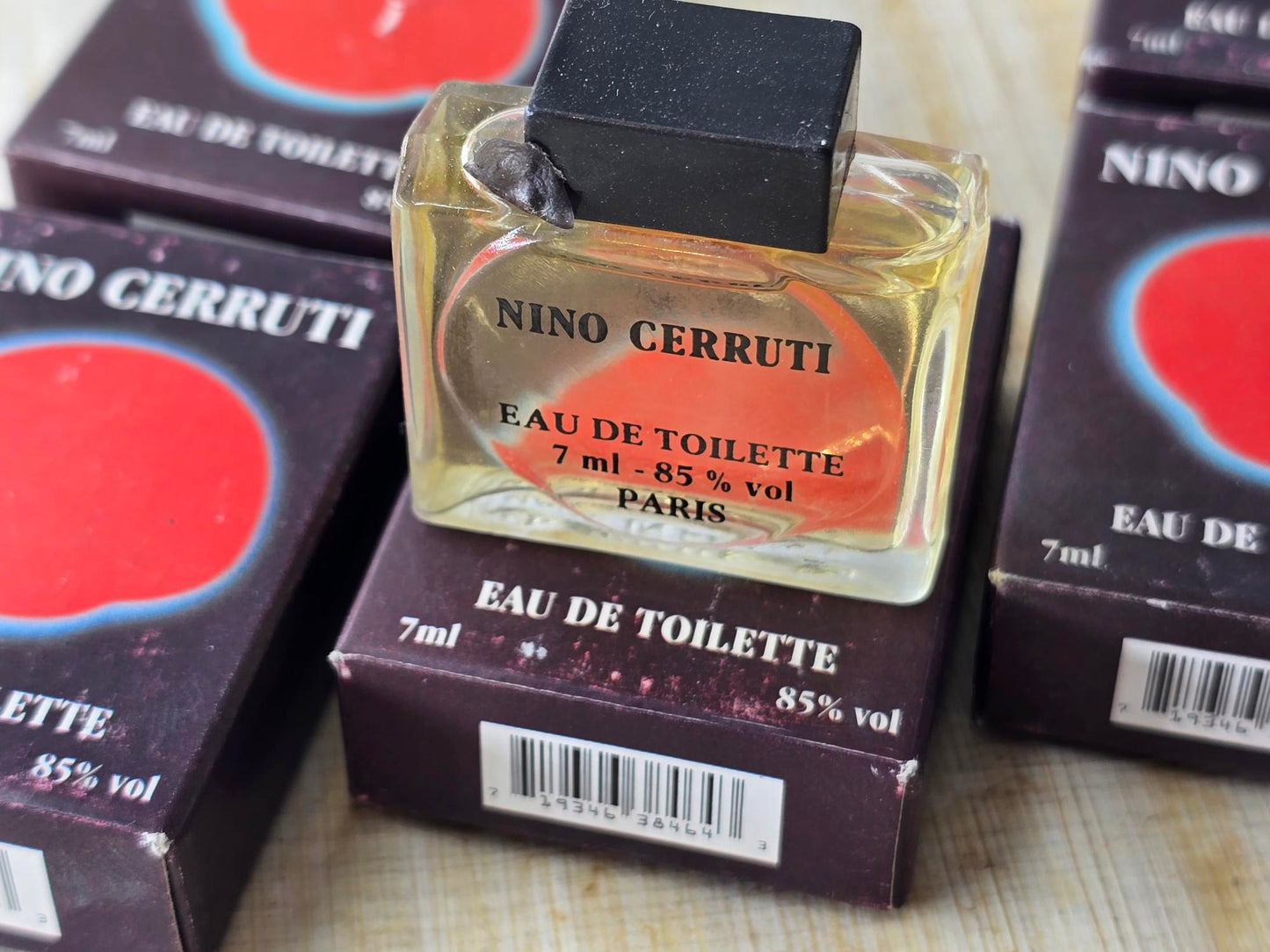 Nino Cerruti Pour Homme Cerruti for men EDT Mini Splash 7 ml X 10 Or 5, Vintage, Rare