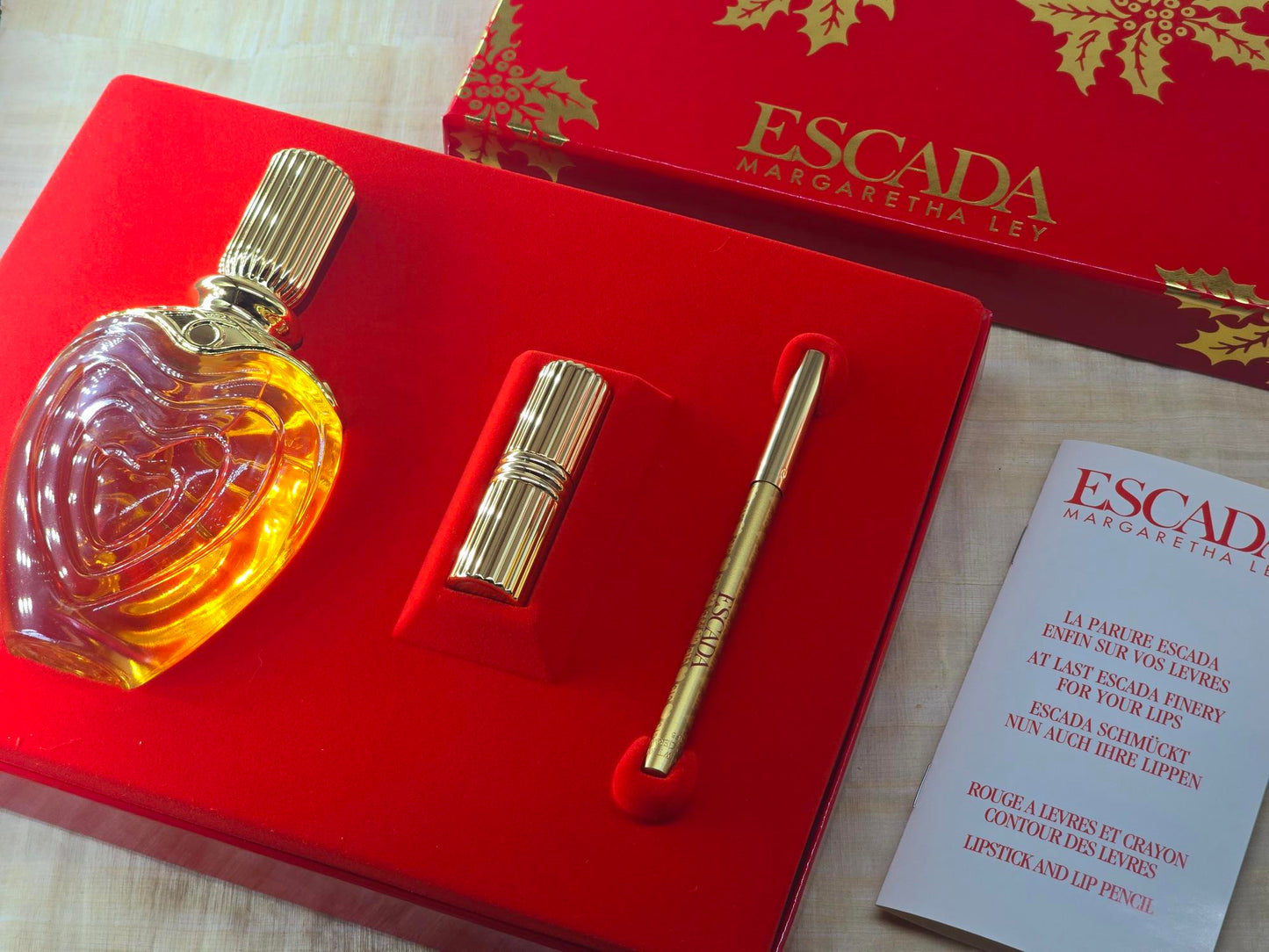 Escada Margaretha Ley Escada for women EDP Spray 100  ml 3.4 oz, Vintage, Very Rare, Set