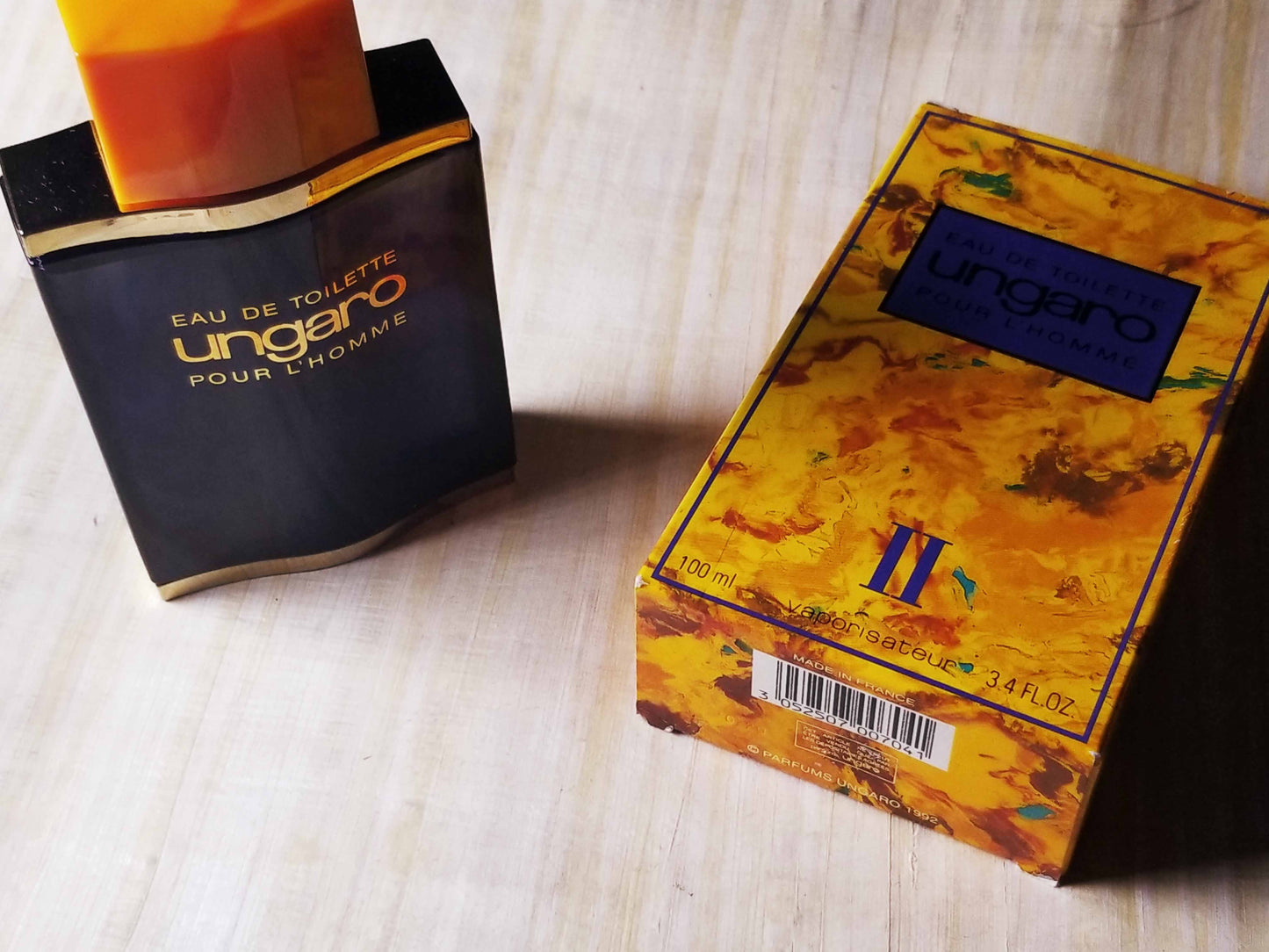Ungaro pour L'Homme II Emanuel Ungaro for men EDT Spray 100 ml 3.4 oz OR 75 ml 2.5 oz, Vintage, Rare