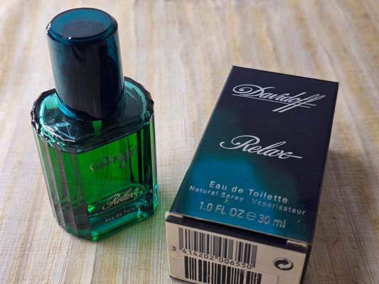 Relax Davidoff (Lancaster) for men EDT Spray 30 ml 1 oz – Rare, Vintage, Original Bottle