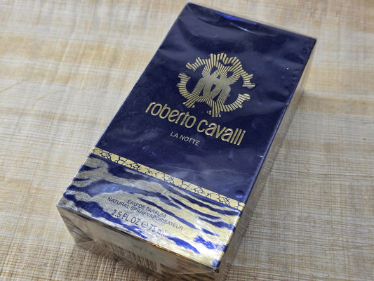 Roberto Cavalli La Notte Roberto Cavalli for women EDP Spray 75 ml 2.5 oz, Vintage, Rare, Sealed