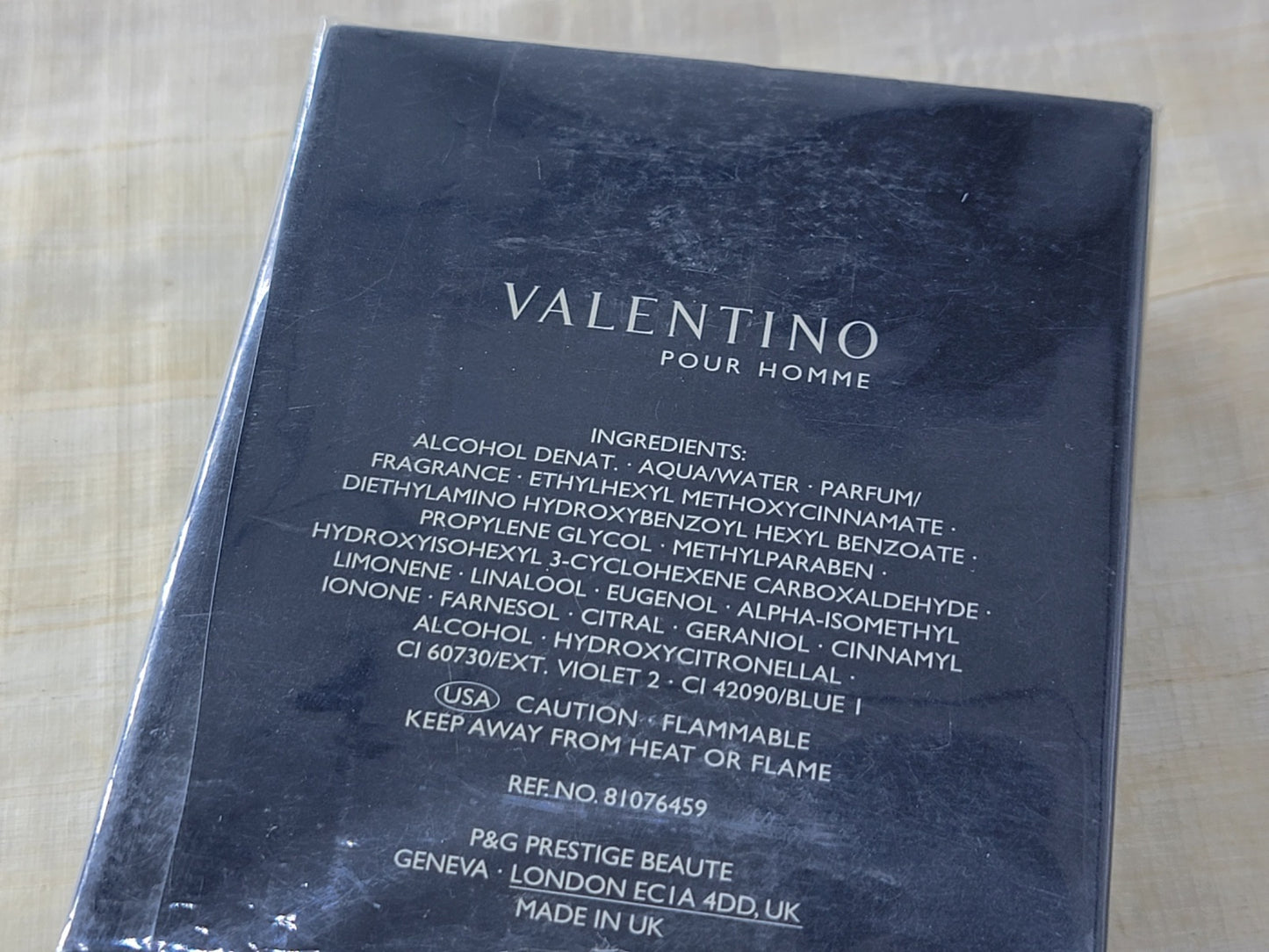 V Valentino Pour Homme EDT Spray 100 ml 3.4 oz, Vintage, Rare, Sealed