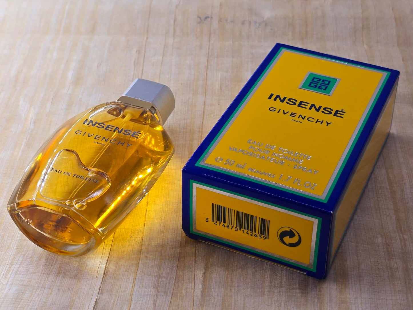 Insense Givenchy for men EDT Spray 50 ml 1.7 oz, Vintage, Rare