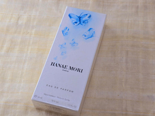 Hanae Mori Blue Butterfly for Women EDP spray 50 ml 1.7 oz OR 30 ml 1 oz, Vintage, Rare, Sealed