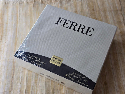 Ferre Eau de Parfum Gianfranco Ferre for women EDP Spray 100 ml 3.4 oz Or 50 ml 1.7 oz, Vintage, Rare, Sealed