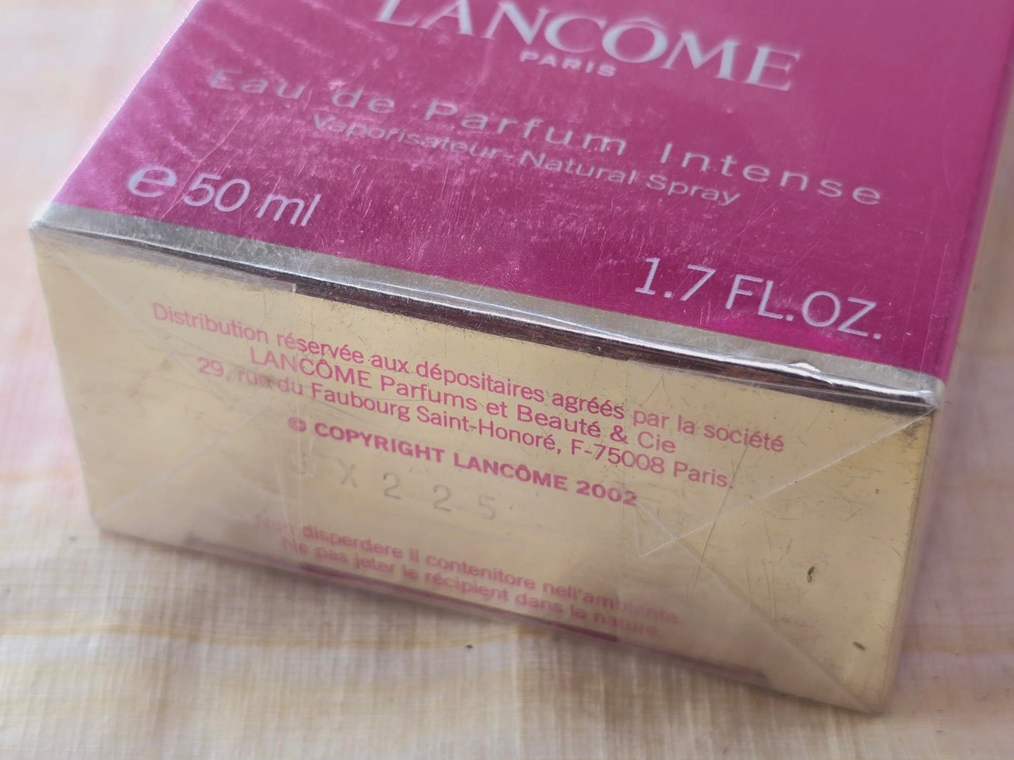 Miracle Intense Lancôme for women EDP Spray 50 ml 1.7 oz , Vintage, Rare, Sealed