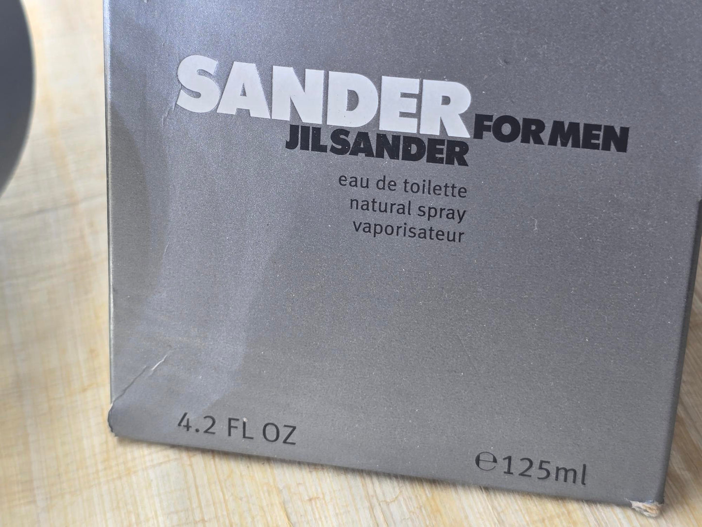 Jil Sander Sander for Men - EDT Vintage (125ml / 4.2oz) - New (Worn Box as Pictured)
