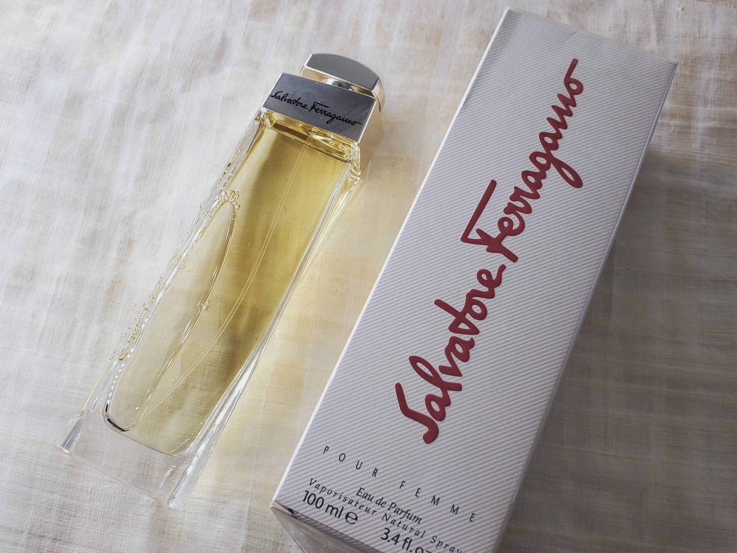 Salvatore Ferragamo pour Femme for women EDT Spray 100 ml 3.4 oz, Vintage, Rare