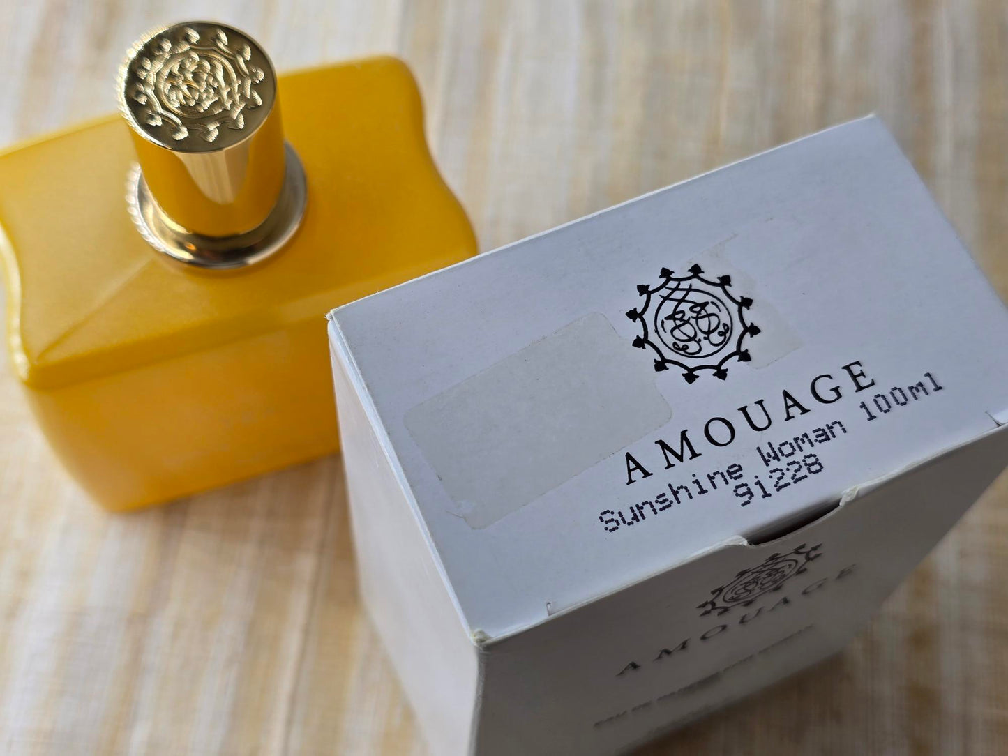 Sunshine Woman Amouage for women EDP Spray 100 ml 3.4 oz – Rare, Vintage Oman, Original Bottle Tester