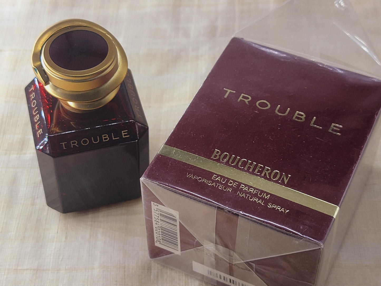 Trouble Boucheron for women EDP Spray 50 ml 1.7 oz, Vintage, Rare, As Pics