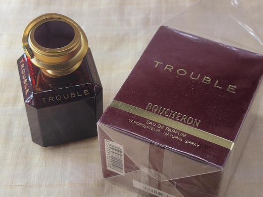 Trouble Boucheron for women EDP Spray 50 ml 1.7 oz, Vintage, Rare, As Pics