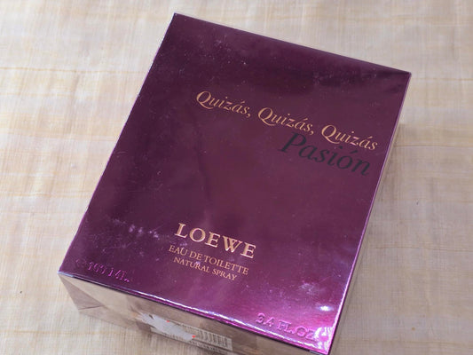 Quizas, Quizas, Quizas Pasion Loewe for women EDT Spray 100 ml 3.4 oz, Vintage, Rare, Sealed