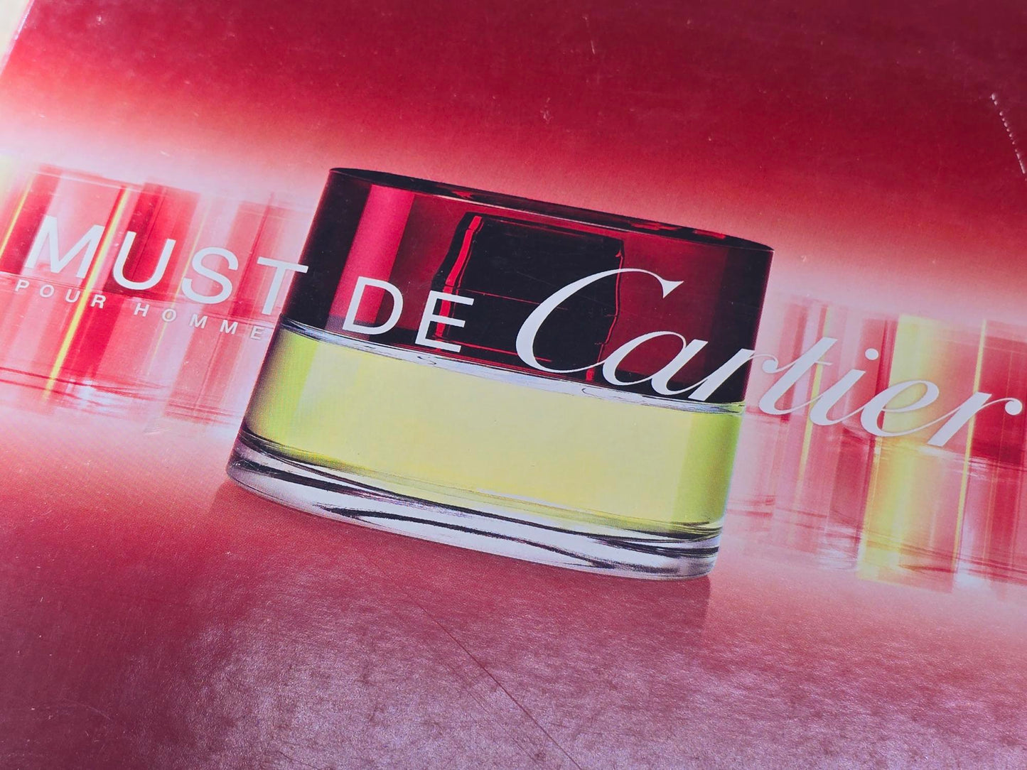 Must de Cartier Pour Homme Cartier for men EDT Spray 100 ml 3.4 oz, Rare, Vintage, Set