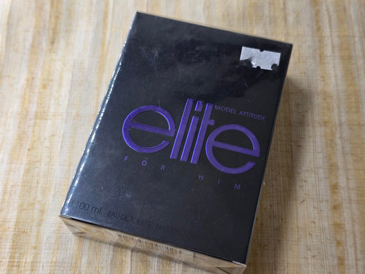 Elite Model Attitude for Him Parfums Elite for men EDT Spray 100 ml 3.4 oz - Rare, Vintage, Original Bottle Sealed