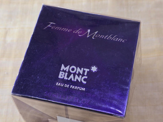 Femme de Montblanc Montblanc for women EDP Spray 50 ml 1.7 oz, Vintage, Rare, Sealed