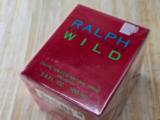 Ralph Wild Ralph Lauren for women EDT Spray 100 ml 3.4 oz Or 50 ml 1.7 oz, Rare, Vintage, Sealed