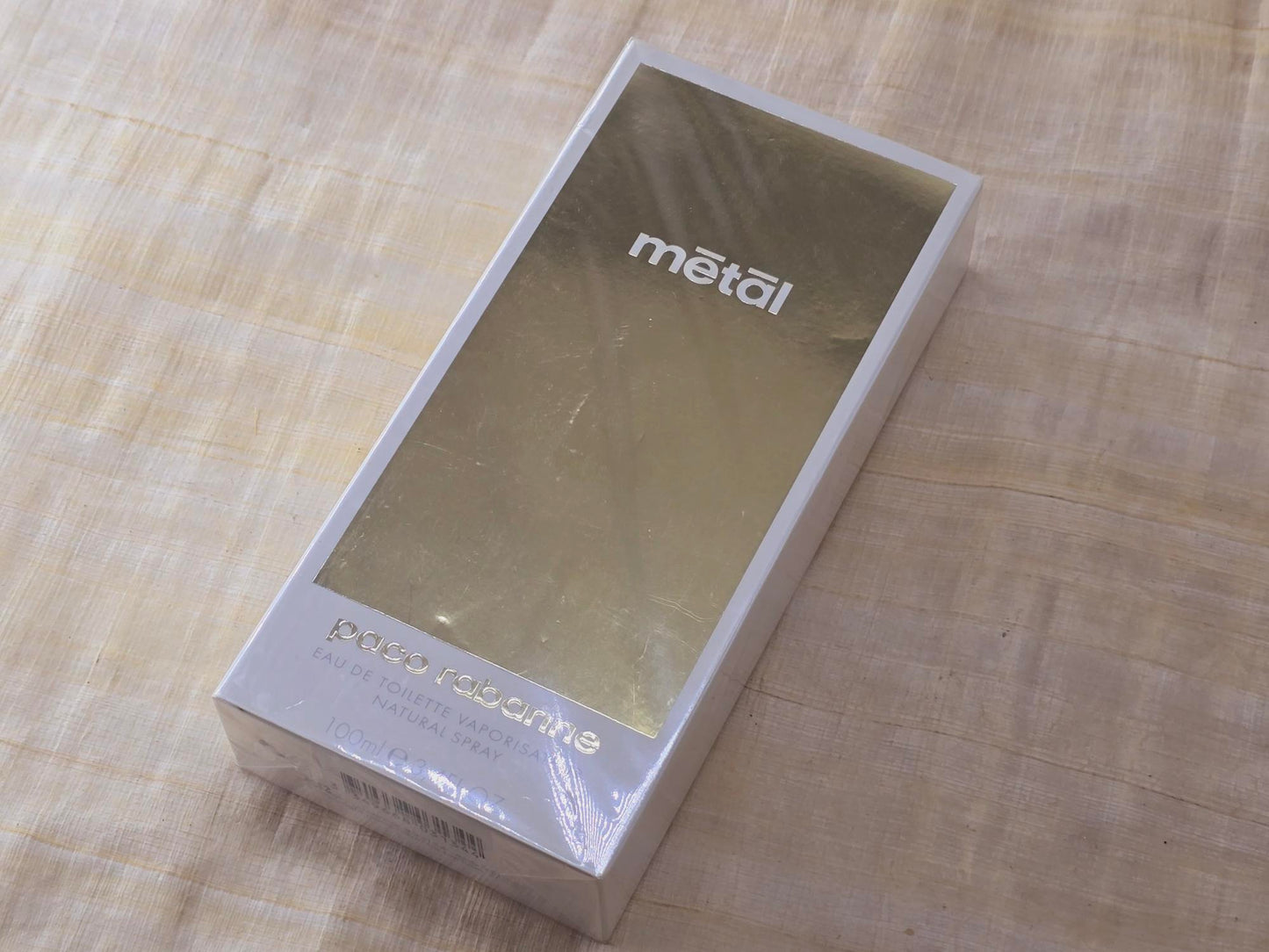 Metal Paco Rabanne for women EDT Spray 100 ml 3.4 oz, Vintage, Rare, Sealed