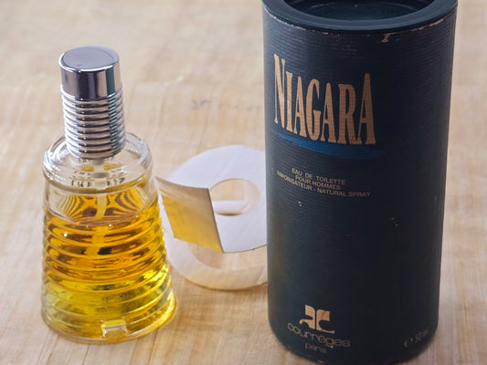 Niagara Courrèges for men EDT Spray 50 ml 1.7 oz, Vintage, Rare, As Pics