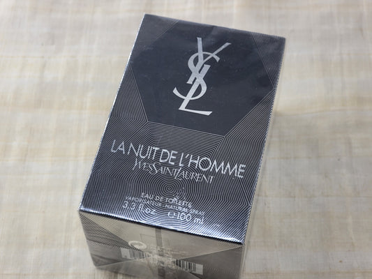 La Nuit de l'Homme 2010 First Edition Yves Saint Laurent for men EDT Spray 100 ml 3.4 oz OR 60 ml 2 oz, Vintage, Rare, Sealed