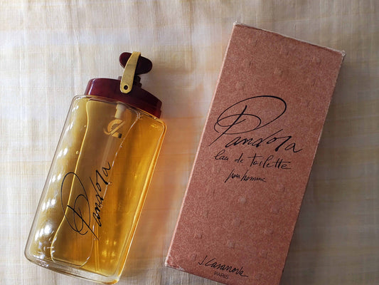 Pandora pour Homme J. Casanova EDT Spray 100 ml 3.4 oz, Rare, Vintage