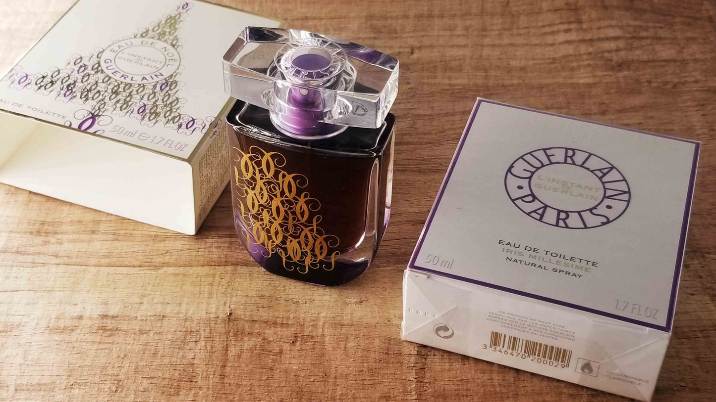 L'Instant de Guerlain Eau de Noel Iris Millesime for women Spray 50 ml 1.7 oz, vintage, rare