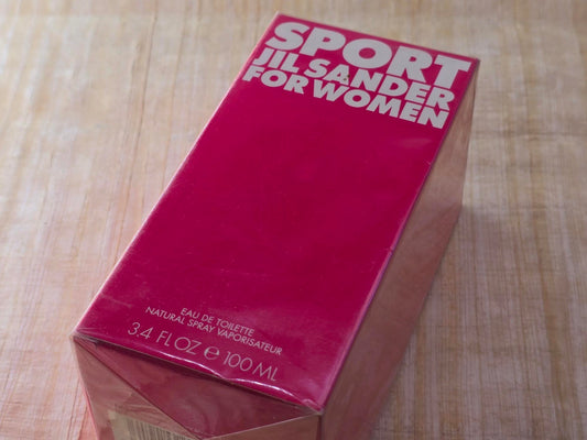 Sport for Women Jil Sander for women EDT Spray 100 ml 3.4 oz, Vintage, Rare, Sealed