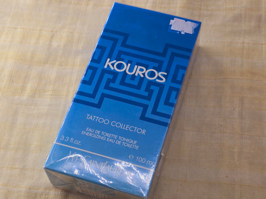 Kouros Tattoo Yves Saint Laurent for men EDT Spray 100 ml 3.4 oz, Rare, Vintage, Sealed