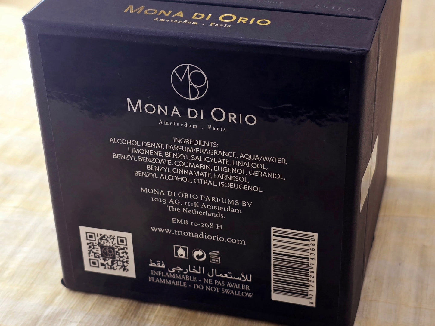 Vanille Mona di Orio for Unisex EDP Spray 75 ml 2.5 oz, Vintage, Rare