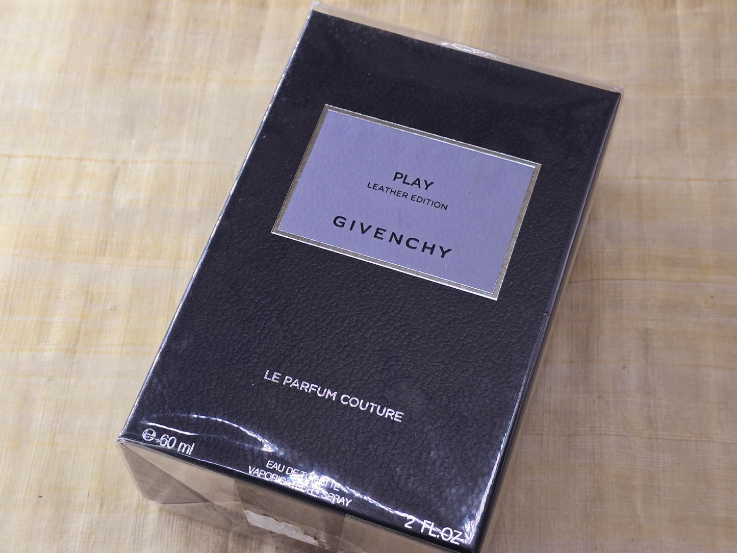 Les Creations Couture Play For Him Leather Edition Givenchy for men EDT Spray 60 ml 2 oz, Vintage, Rare, Sealed